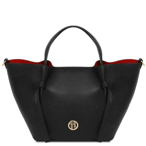 Legame - Leather shopping bag - Large size